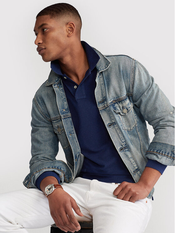 Polo Ralph Lauren Polo Ralph Lauren Pólóing 710681126038 Sötétkék Slim Fit
