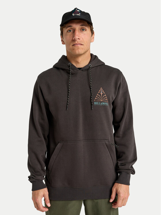 Billabong Billabong Mikina Floating Po EBYSF00174 Čierna Regular Fit