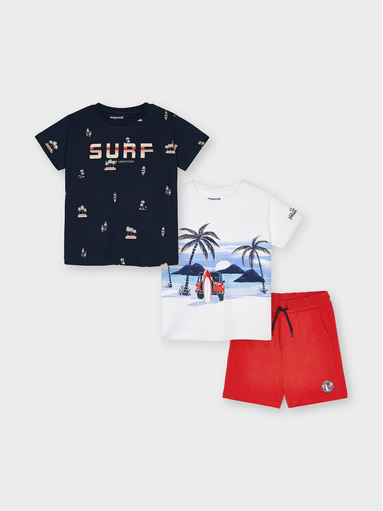 Completo 2 T-shirt e pantaloncini 3641