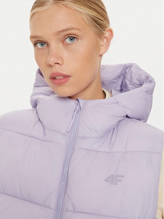 4F 4F Жилетка за костюм 4FWAW24TVJAF141 Виолетов Regular Fit