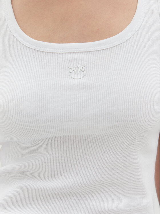 PINKO PINKO Top 100807 A2C1 Biela Regular Fit