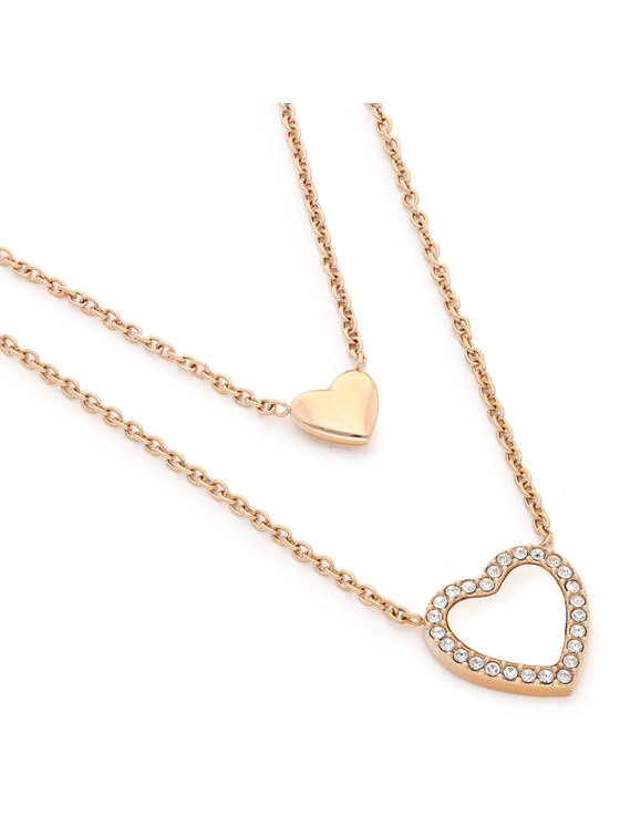 Fossil Fossil Colier Hearts To You JF03459791 Auriu