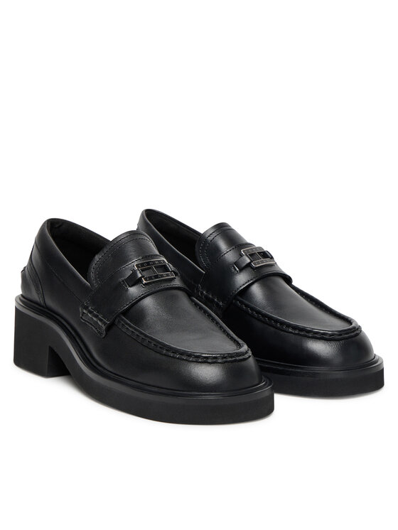 Tommy Jeans Tommy Jeans Slipper Tjw Chunky Loafer EN0EN02789 Schwarz