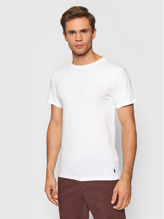 Polo Ralph Lauren Polo Ralph Lauren Set de tricouri﻿ Core Replen 714835960002 Alb Slim Fit
