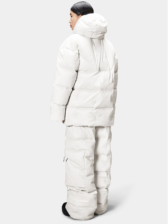 Rains Rains Vatovaná bunda 15050 Biela Regular Fit