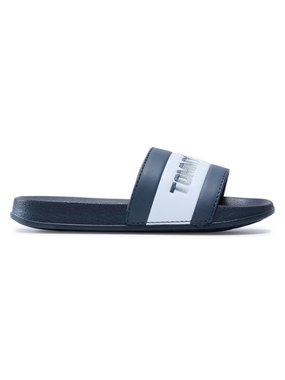 Tommy Hilfiger Tommy Hilfiger Klapki Flag Print Pool Slide T3B0-31122-1174 M Granatowy