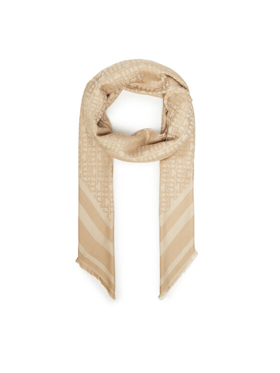 Fular Tommy Hilfiger Monogram AW0AW17493 Bej