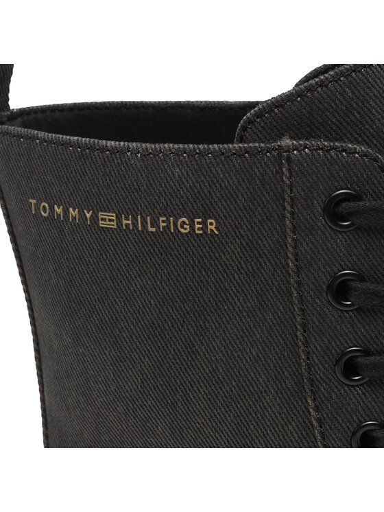 Tommy Hilfiger Tommy Hilfiger Trapery Feminine Essential Canvas FW0FW07357 Czarny