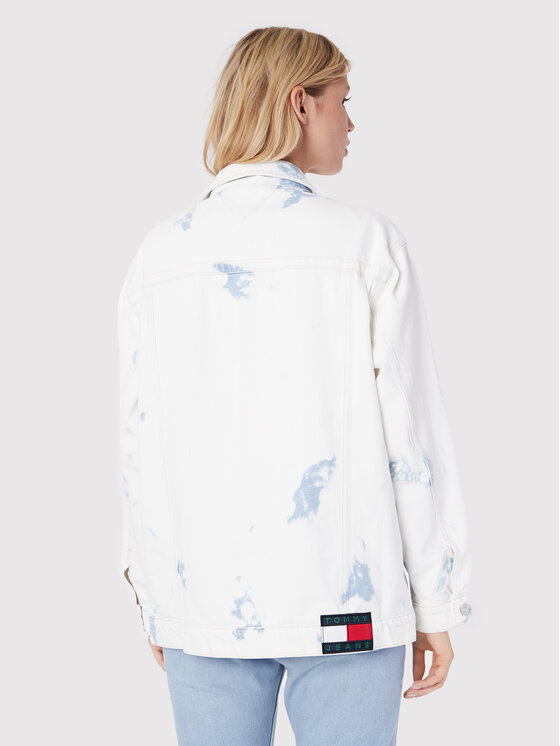 Tommy Jeans Tommy Jeans Jeansjacke Tjw DW0DW12415 Weiß Oversize