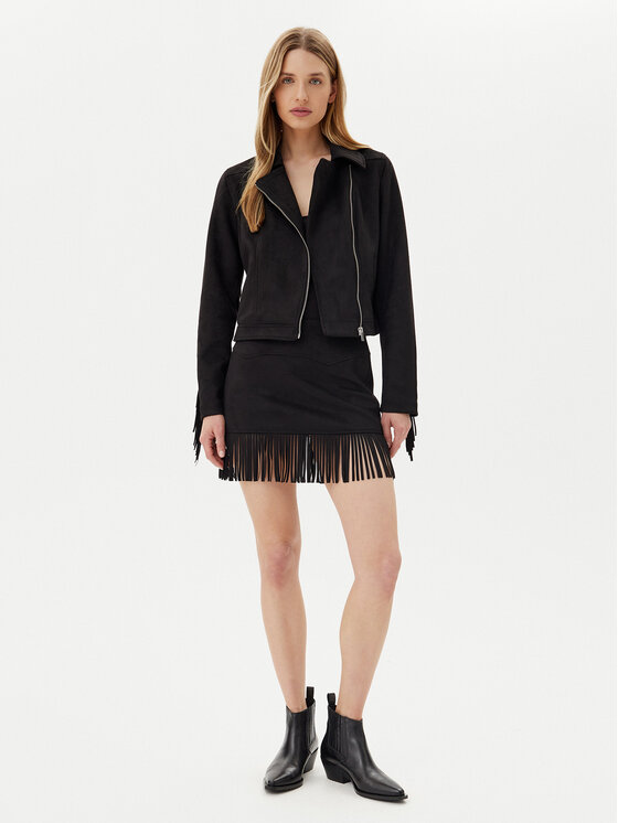 Noisy May Noisy May Яке от имитация на кожа Abby 27033110 Черен Regular Fit