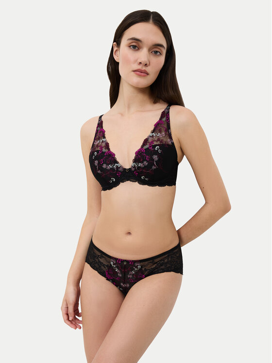 Triumph Triumph Biustonosz z fiszbiną Sensual Spotlight 10219831 Czarny