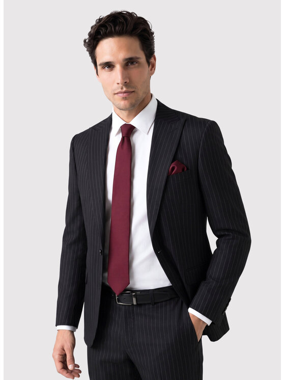Pako Lorente Pako Lorente Marynarka P26WF-3G-011 Czarny Slim Fit
