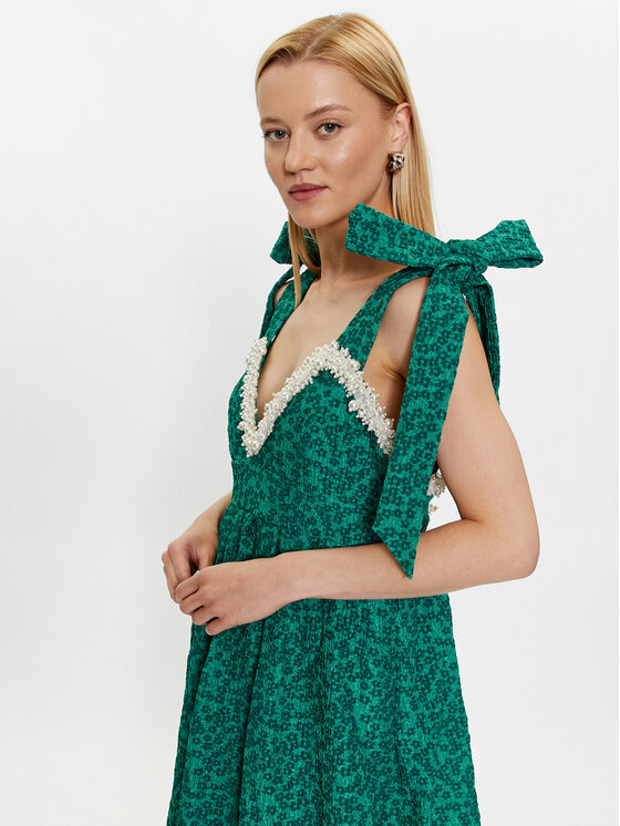 Custommade Custommade Kokteilinė suknelė 999396475 Žalia Regular Fit