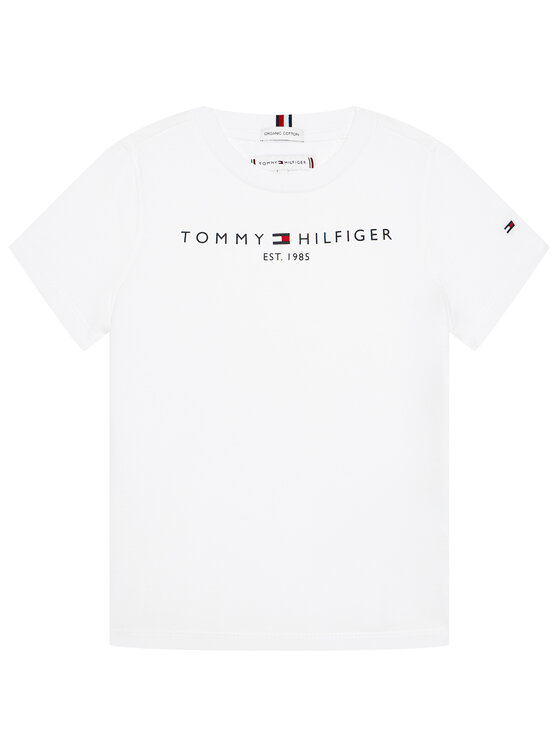 Tommy Hilfiger Tommy Hilfiger Póló Essential KS0KS00210 Fehér Regular Fit
