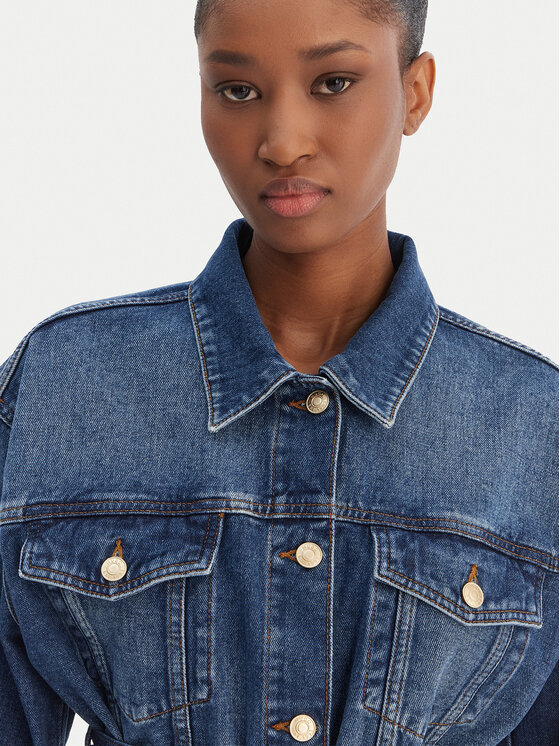 HUGO HUGO Jeans jakna Gizzie 50553184 Modra Regular Fit