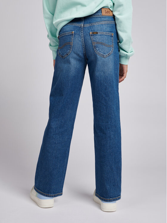 Lee Lee Stoffhose Carol Straight LEG5001 Dunkelblau Regular Fit
