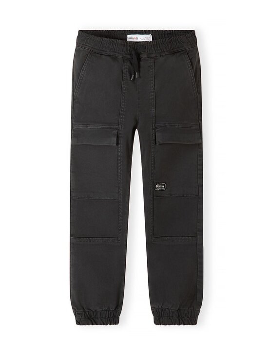 minoti minoti Spodnie cargo 33PANT258 Czarny Cargo Fit
