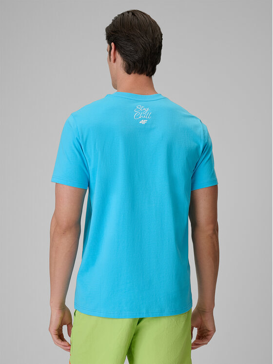 4F 4F T-shirt SUMMER CODE Blu Regular Fit
