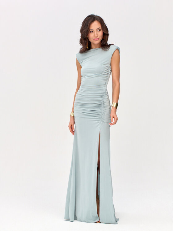 Roco Fashion Roco Fashion Abito da sera Aurelia Verde Slim Fit