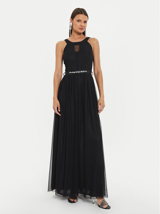Rinascimento Rinascimento Õhtune kleit CFC0120333003 Must Regular Fit