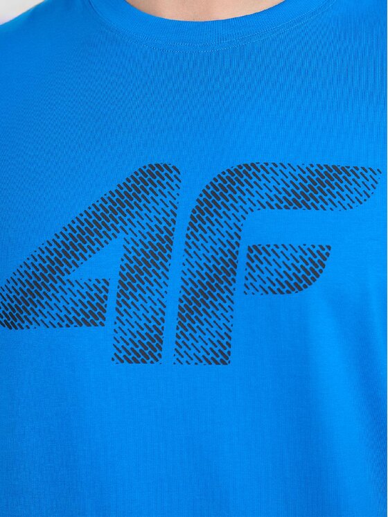 4F 4F T-Shirt 4FWAW26TTSHM3579-33S Niebieski Active Fit