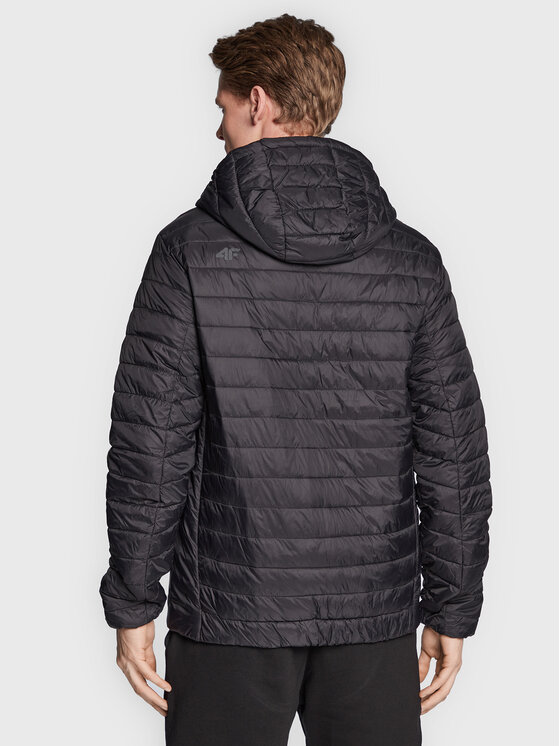 4F 4F Prehodna jakna H4Z22-KUMP004 Črna Regular Fit
