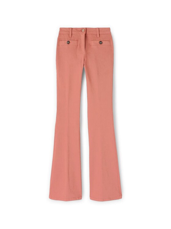 Motivi Motivi Pantaloni di tessuto P725Q004225N006 Rosa Flare Fit