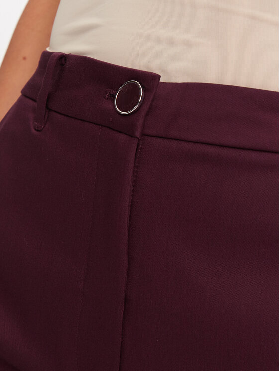 Guess Guess Stoffhose Zoe W4BB16 WGIH2 Dunkelrot Regular Fit