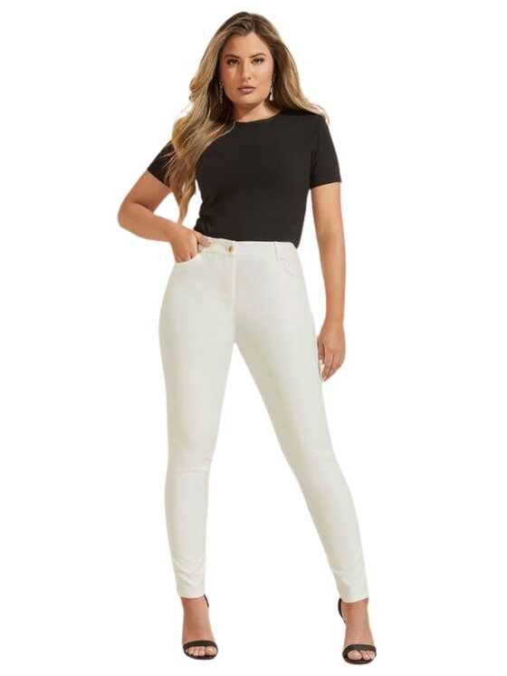 GUESS BY MARCIANO GUESS BY MARCIANO Pantaloni di tessuto Hollywood 5 pocket pants Bianco Regular Fit