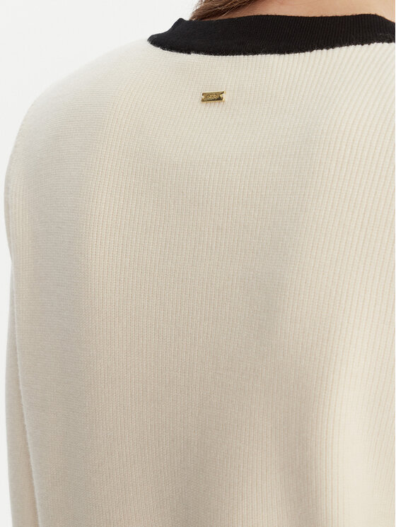 Gaudi Gaudi Kardigāns 521FD53038 Écru Regular Fit