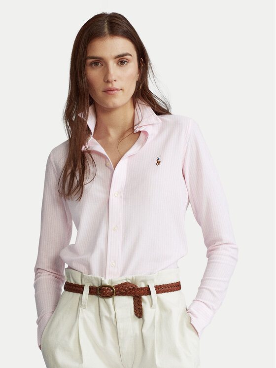 Polo Ralph Lauren Polo Ralph Lauren Ing Oxford 211664416 Rózsaszín Slim Fit