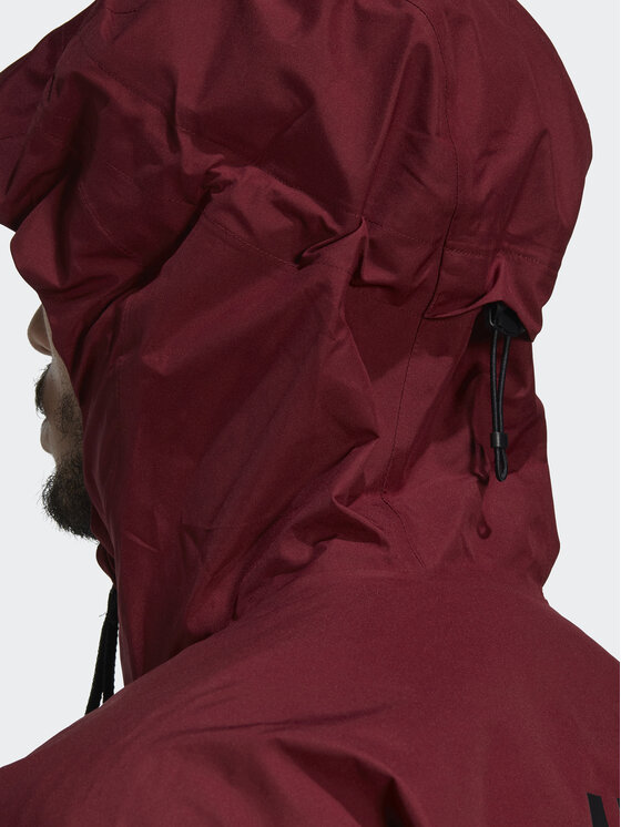 adidas adidas Regenjacke Terrex Gtx Paclite HH9183 Dunkelrot Reglan Fit