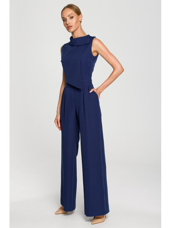 Made of Emotion Made of Emotion Jumpsuit M702 Blu scuro Active Fit