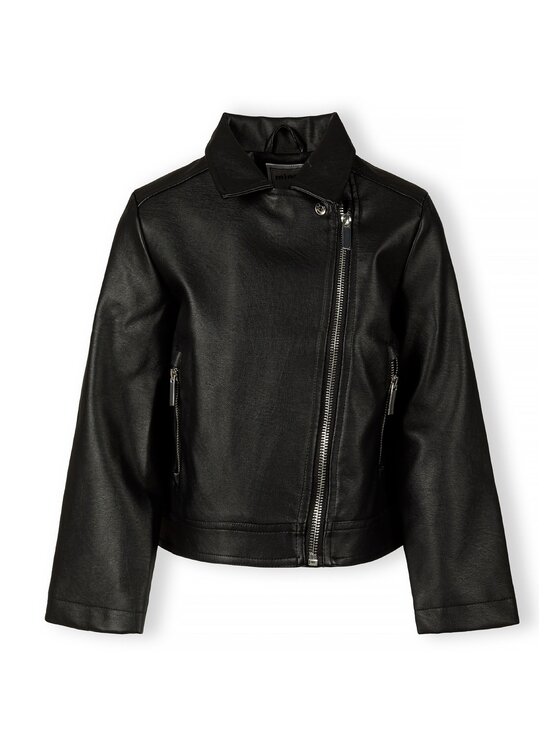 minoti minoti Kurtka przejściowa 26coat59 Czarny Slim Fit