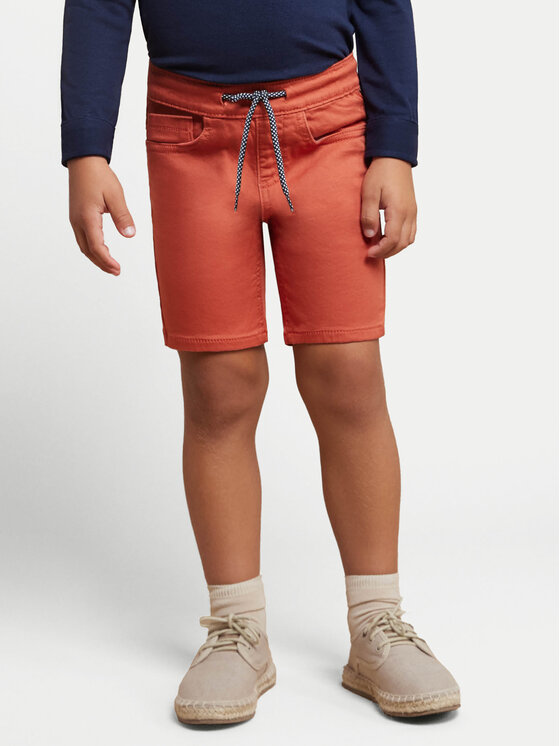 Mayoral Mayoral Шорти от плат 3269 Оранжев Regular Fit