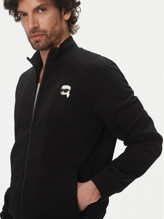 KARL LAGERFELD KARL LAGERFELD Mikina 705712 500900 Čierna Regular Fit