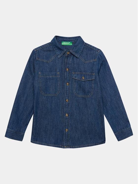 Camicia jeans benetton sale