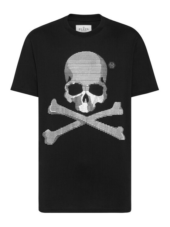 PHILIPP PLEIN PHILIPP PLEIN Tričko 1873 Čierna Regular Fit