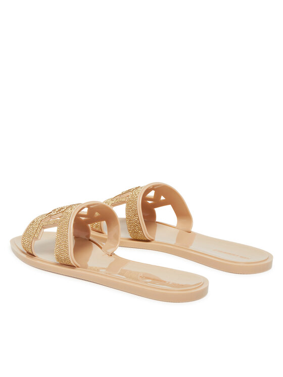 KARL LAGERFELD KARL LAGERFELD Παντόφλες Jelly III KL80005S Χρυσό