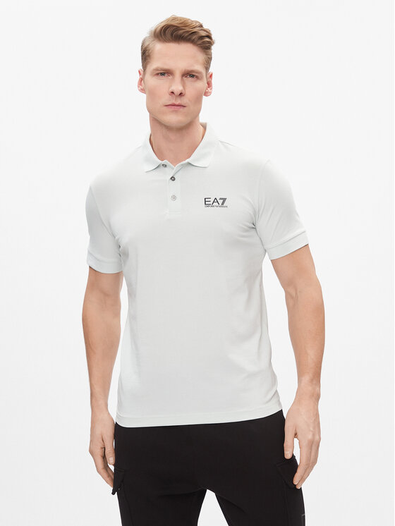 EA7 Emporio Armani Polo 8NPF04 PJM5Z 1133 Pelēks Regular Fit