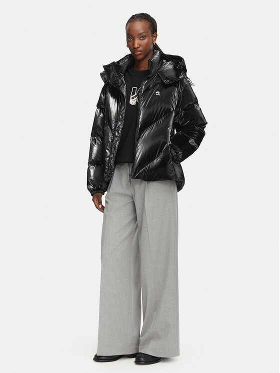 KARL LAGERFELD KARL LAGERFELD Geacă de iarnă B3W15036 Negru Regular Fit