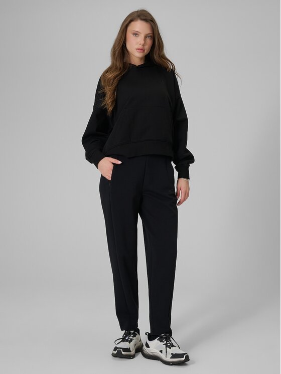4F 4F Mikina 4FRSS26TSWSF2926-20S Černá Regular Fit