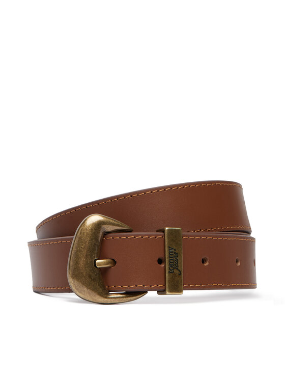 Tommy Jeans Opasok Tjw Cool Brass 30 AW0AW18845 Hnedá