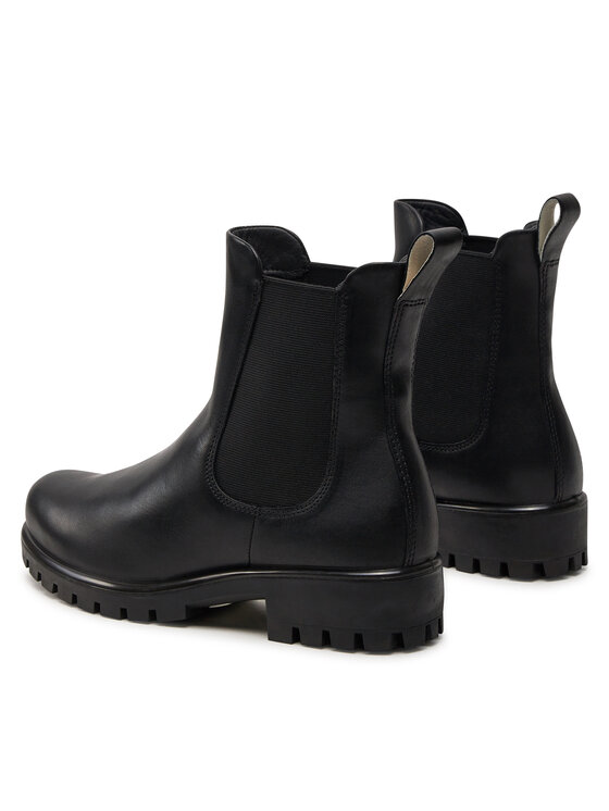 ECCO ECCO Kotníková obuv s elastickým prvkem Modtray W 49002301001 Černá