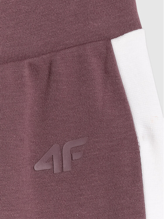 4F 4F Pantaloni da tuta 4FJRAW25TTROF1599-51S Viola Authentic Slim Fit
