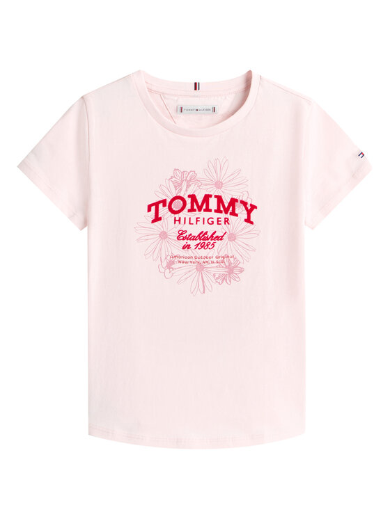 Tommy Hilfiger Tommy Hilfiger T-Shirt KG0KG09257 D Růžová Regular Fit