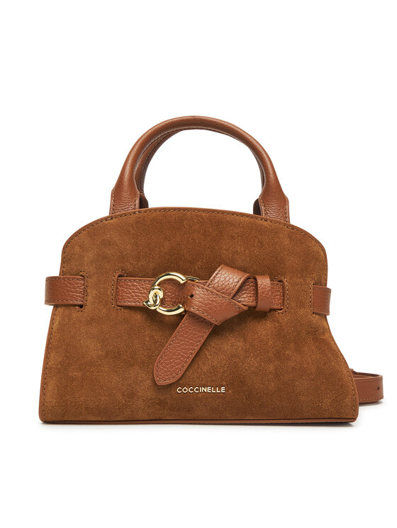 Coccinelle Coccinelle Дамска чанта Tlb Coccinellesabine Suede Bi E1 TLB 18 03 01 Кафяв
