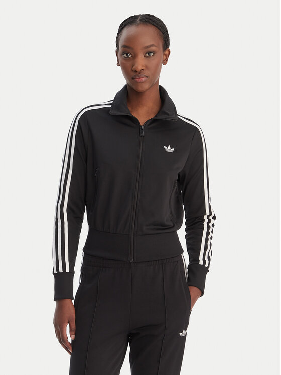 adidas Bluză Firebird Classic KD7981 Negru Regular Fit | Modivo.ro