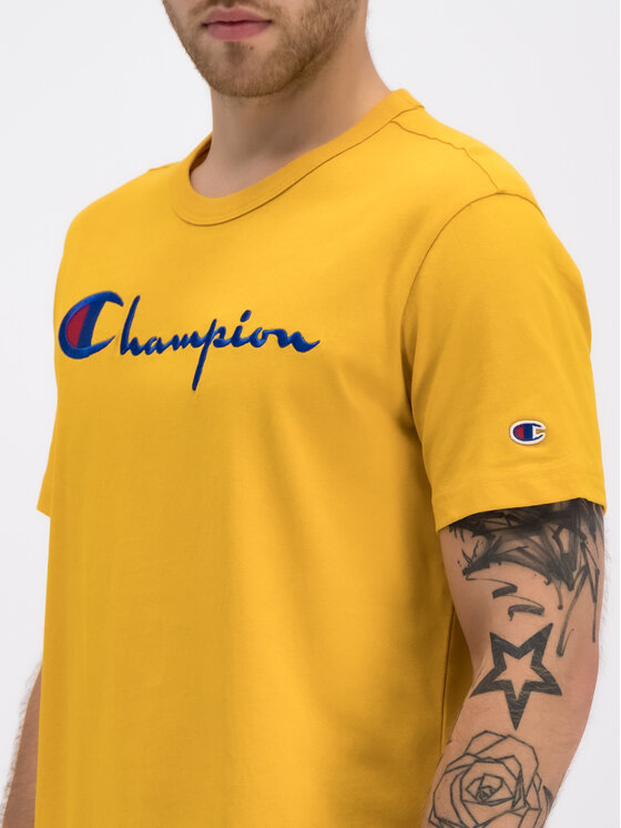 Champion Champion T-Shirt 210972 Gelb Regular Fit