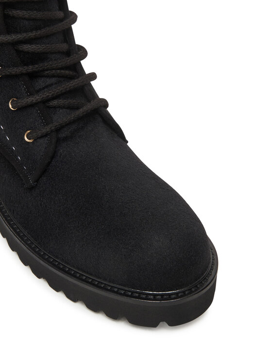 Max Mara Max Mara Черевики Bakerzipwk 25247960126 Чорний